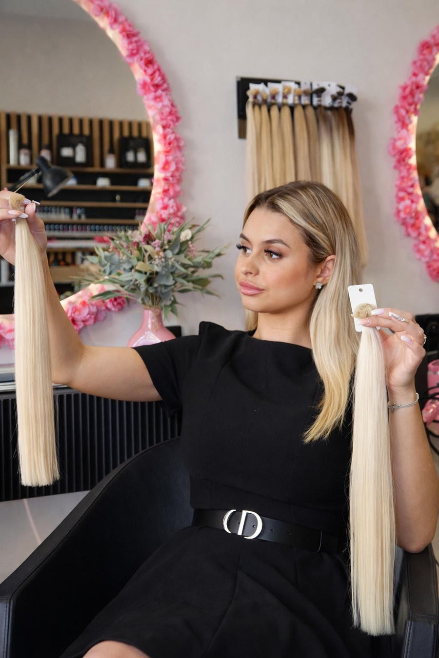 Extensions capillaires naturelles Amanda Beauty à Marseille