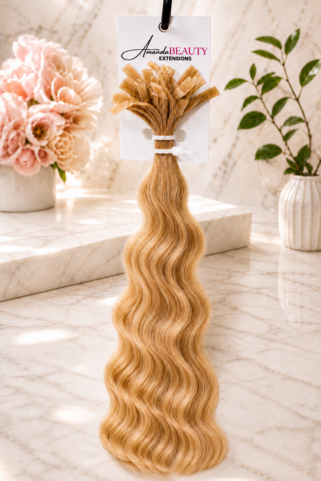 Kératine Ondulé - Extensions Amanda Beauty (25 mèches)