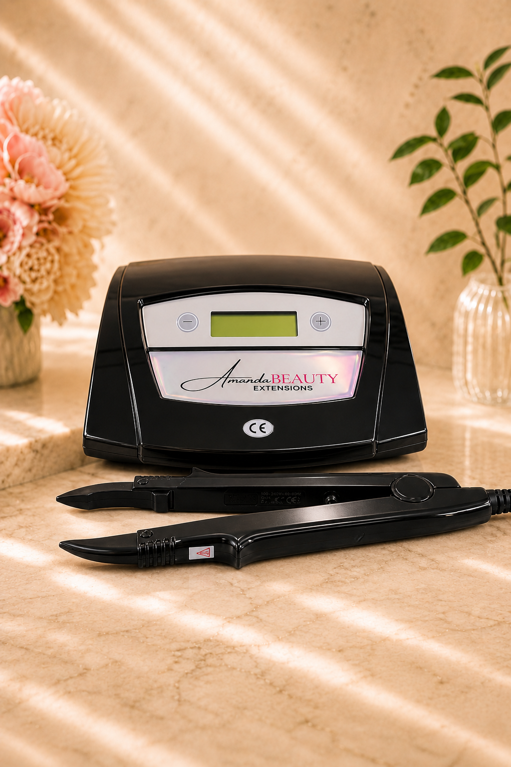 Machine professionnelle pour pose d’extensions kératine à chaud