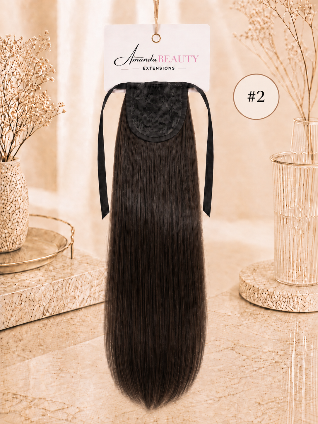 Ponytail en cheveux 100% naturels Russe – Queue de cheval à clip