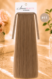 Ponytail en cheveux 100% naturels Russe – Queue de cheval à clip